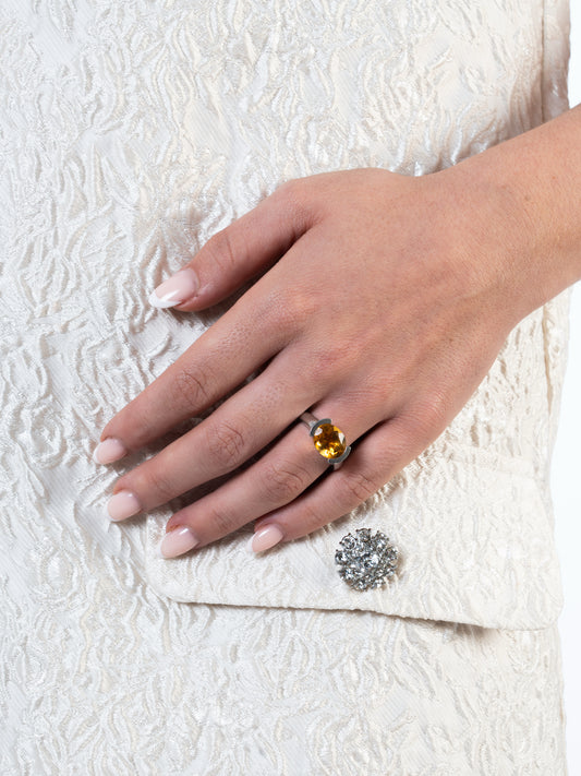 High Quality Natural Silver Citrine Set