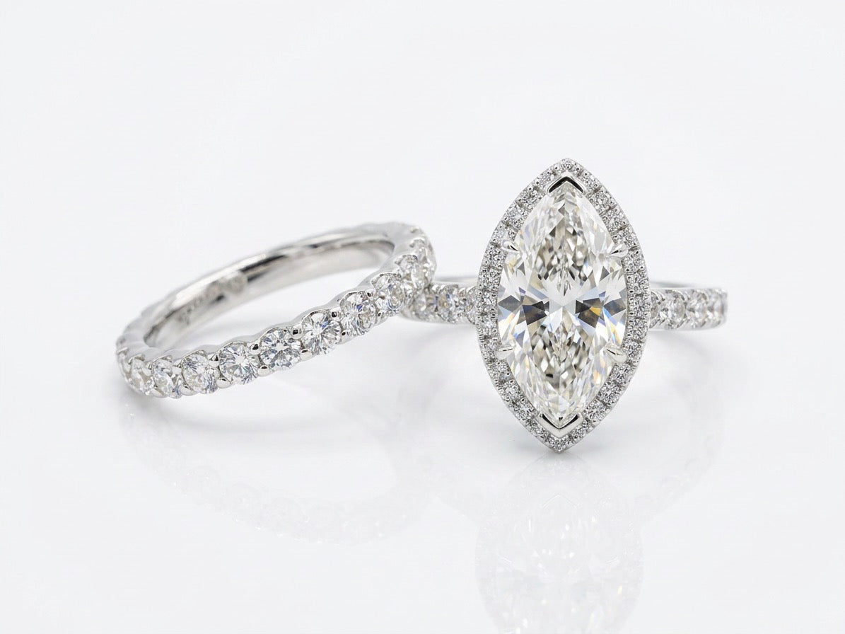 The Celestial Marquise Bridal Set