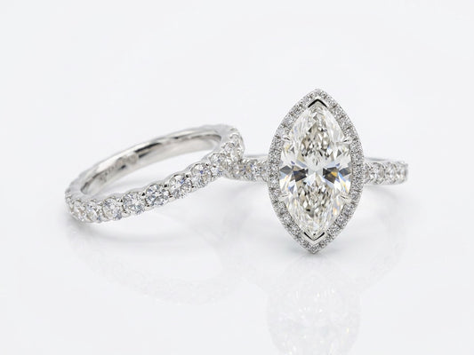 The Celestial Marquise Bridal Set