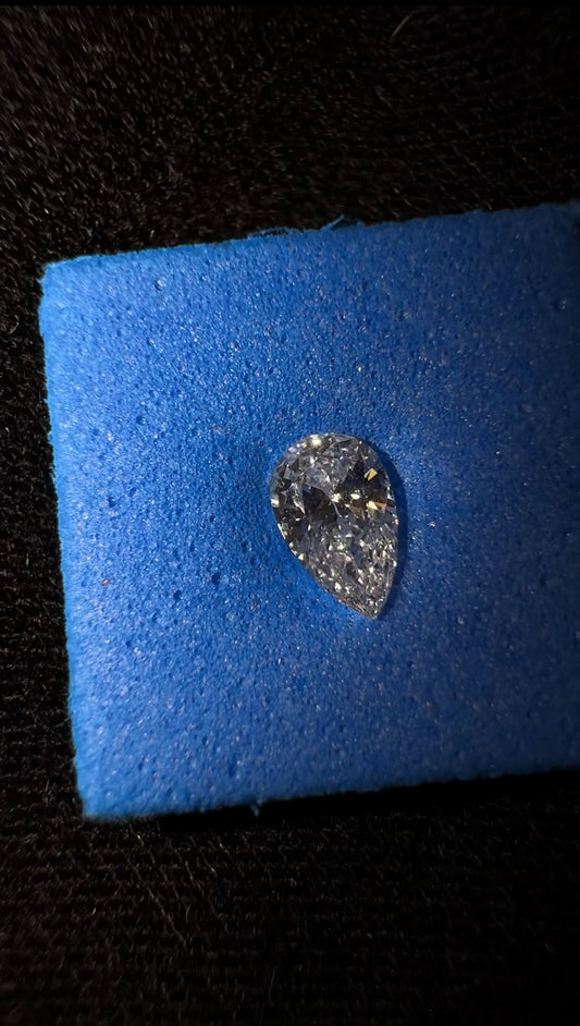 Pear shaped Diamond 0.19ct CVD