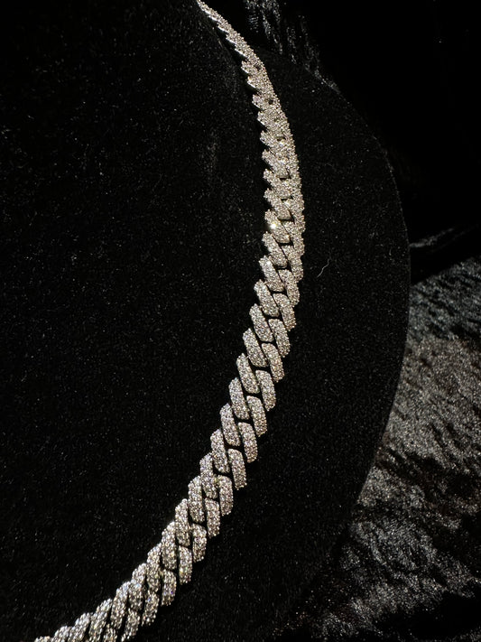 Silver Cuban Link Chain 10mm 50cm