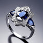 Special KVJ Design Sapphire Diamond Ring