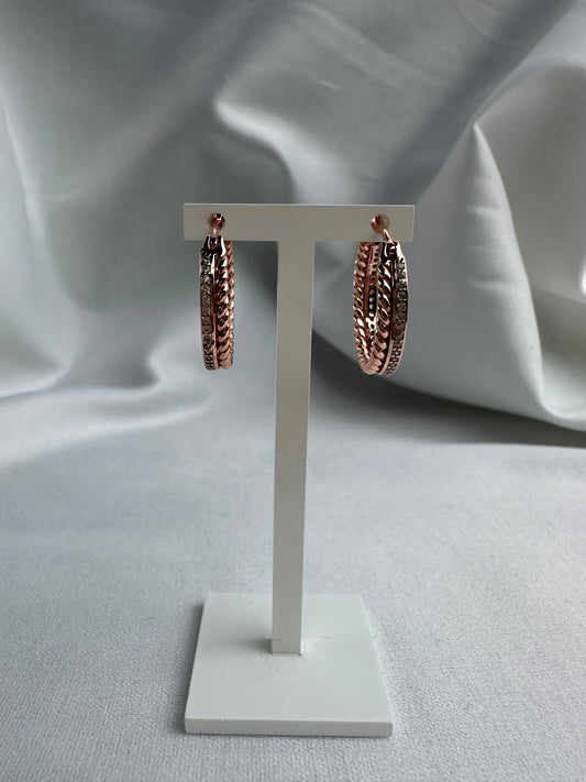 Rose Gold Plated Earrings