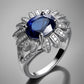 Special KVJ Design Sapphire Diamond Ring