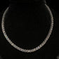 Silver Tennis Chain (Moissanites 5mm) 45cm