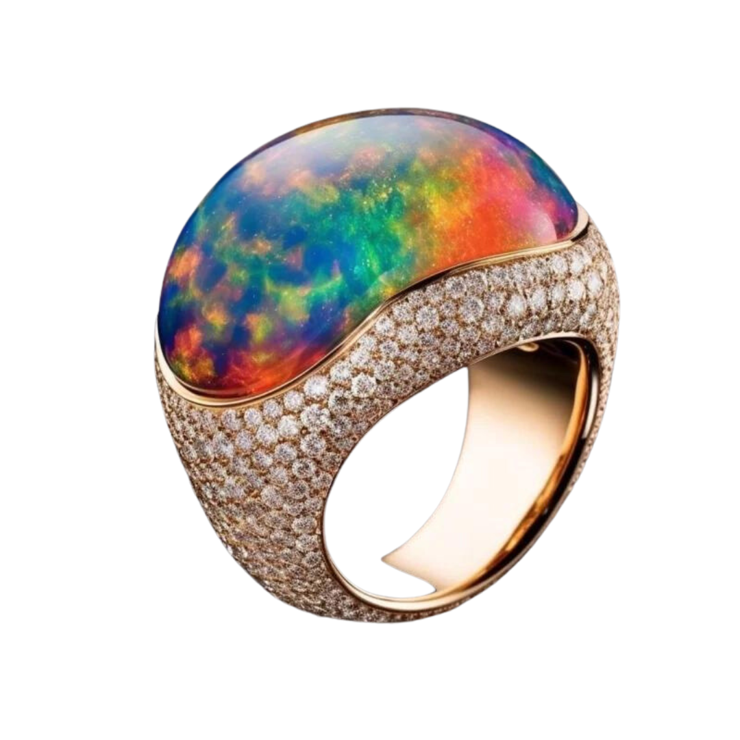 Handmade Opal Ring