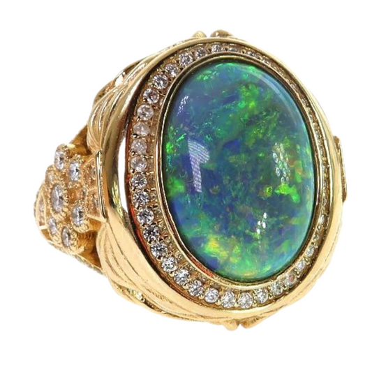 Handmade Opal Ring