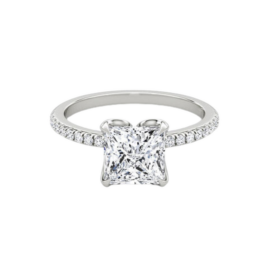 Princess Cut Wedding Ring 2.0CT