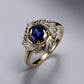 Special KVJ Design Sapphire Diamond Ring