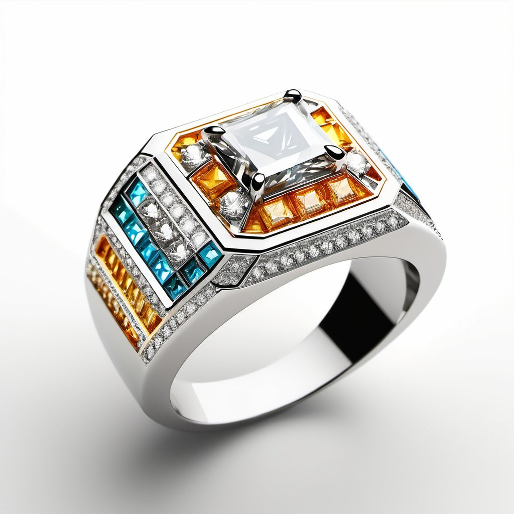 Special KVJ Design Diamond Ring