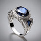 Special KVJ Design Sapphire Diamond Ring