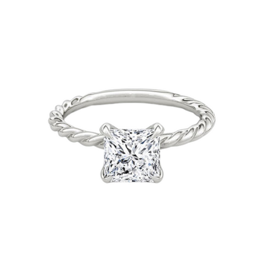 Princess Cut Wedding Ring 2.0CT