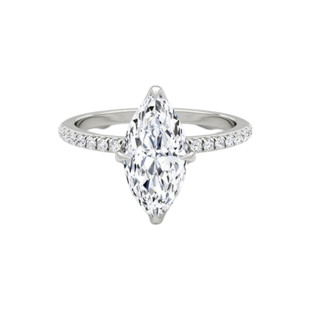 Marquise Cut Wedding Ring 1.0CT