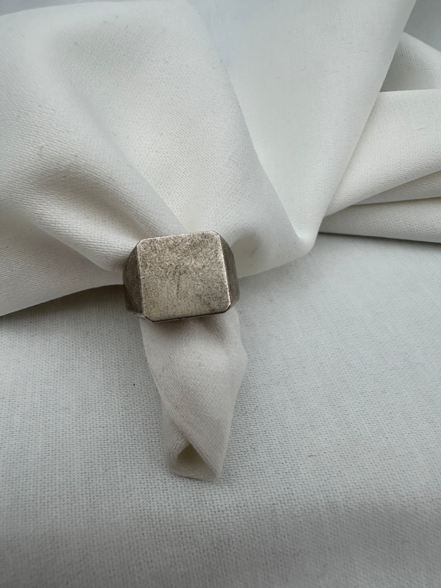 Handmade Solid Signet Ring (Custom)