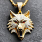 Special KVJ design Golden Wolf Pendant