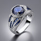 Special KVJ Design Sapphire Diamond Ring