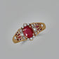 Special KVJ Design Ruby Diamond Ring