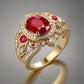 Special KVJ Design Ruby Diamond Ring