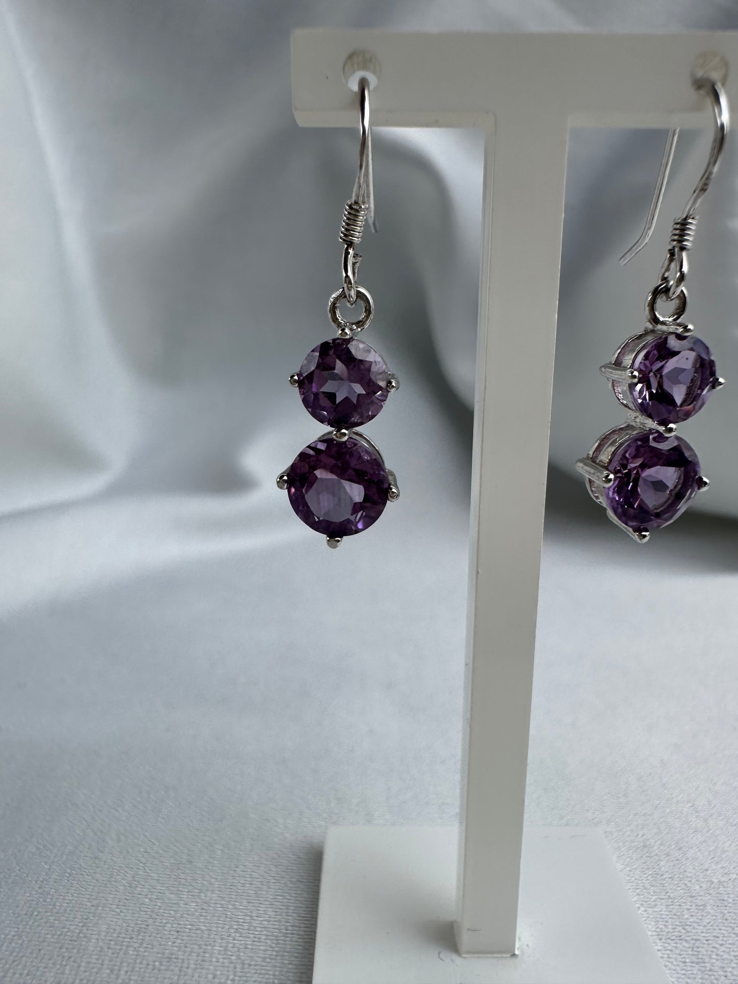 Natural Amethyst Earrings