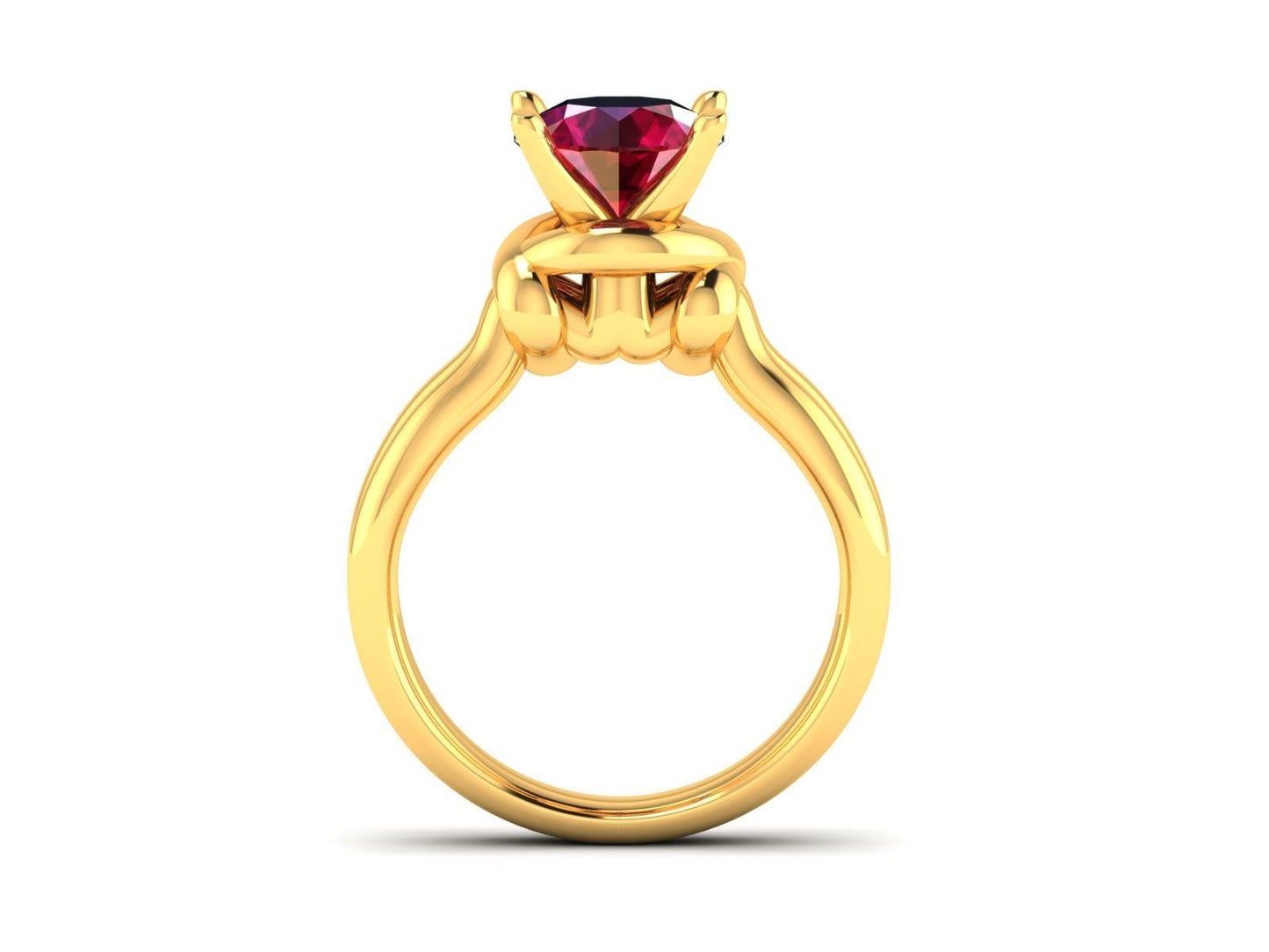 Ruby Engagement Ring