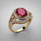 Special KVJ Design Ruby Diamond Ring