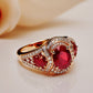 Special KVJ Design Ruby Diamond Rings