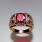 Special KVJ Design Ruby Diamond Ring