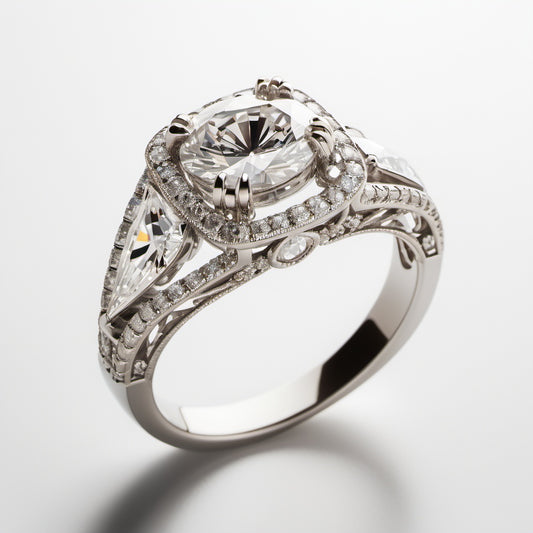 Special KVJ Design Diamond Ring