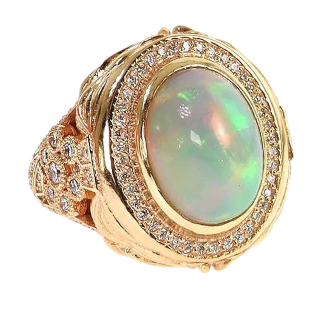 Handmade Opal Ring