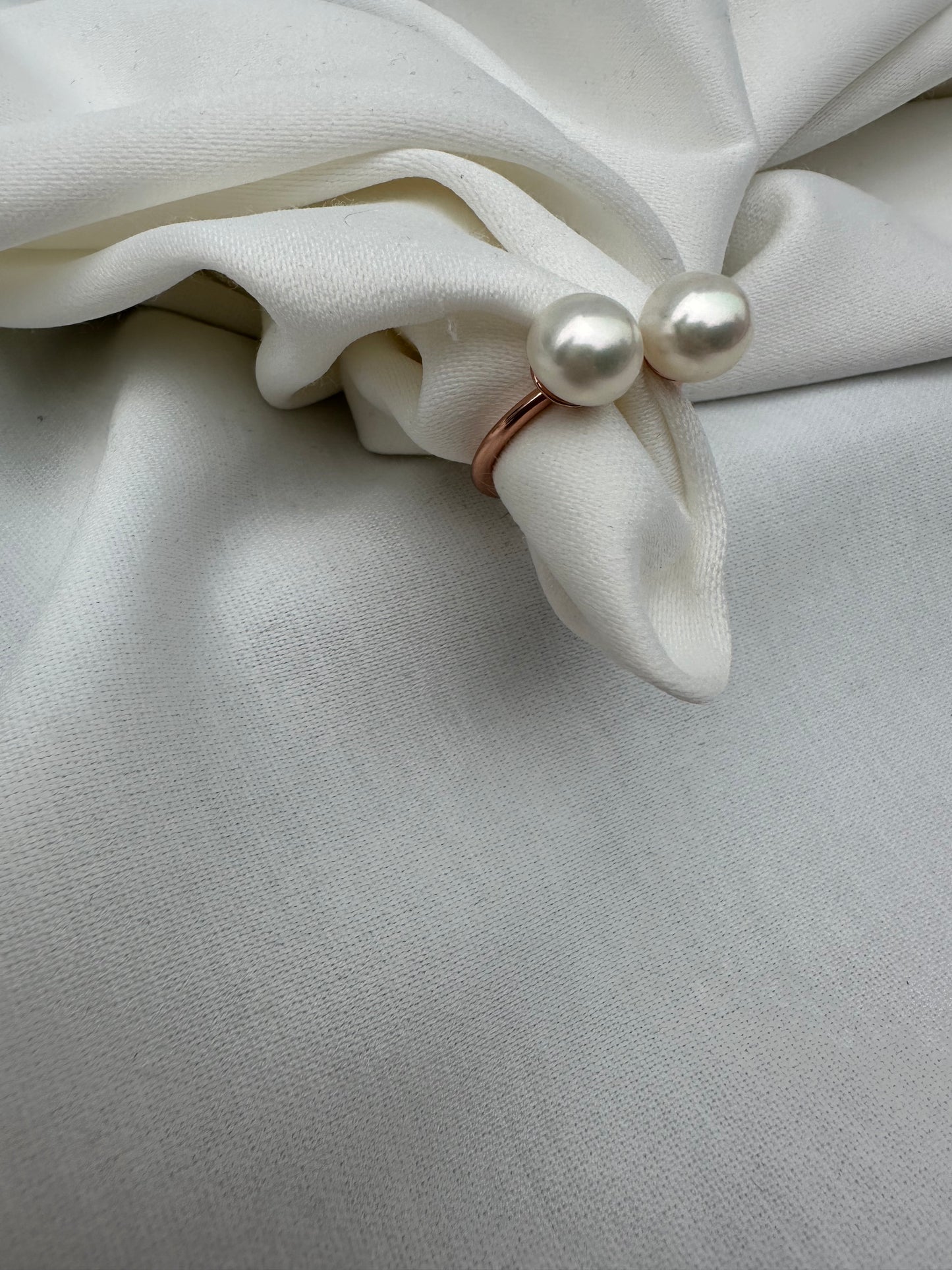 Silver Freshwater Pearl Ring