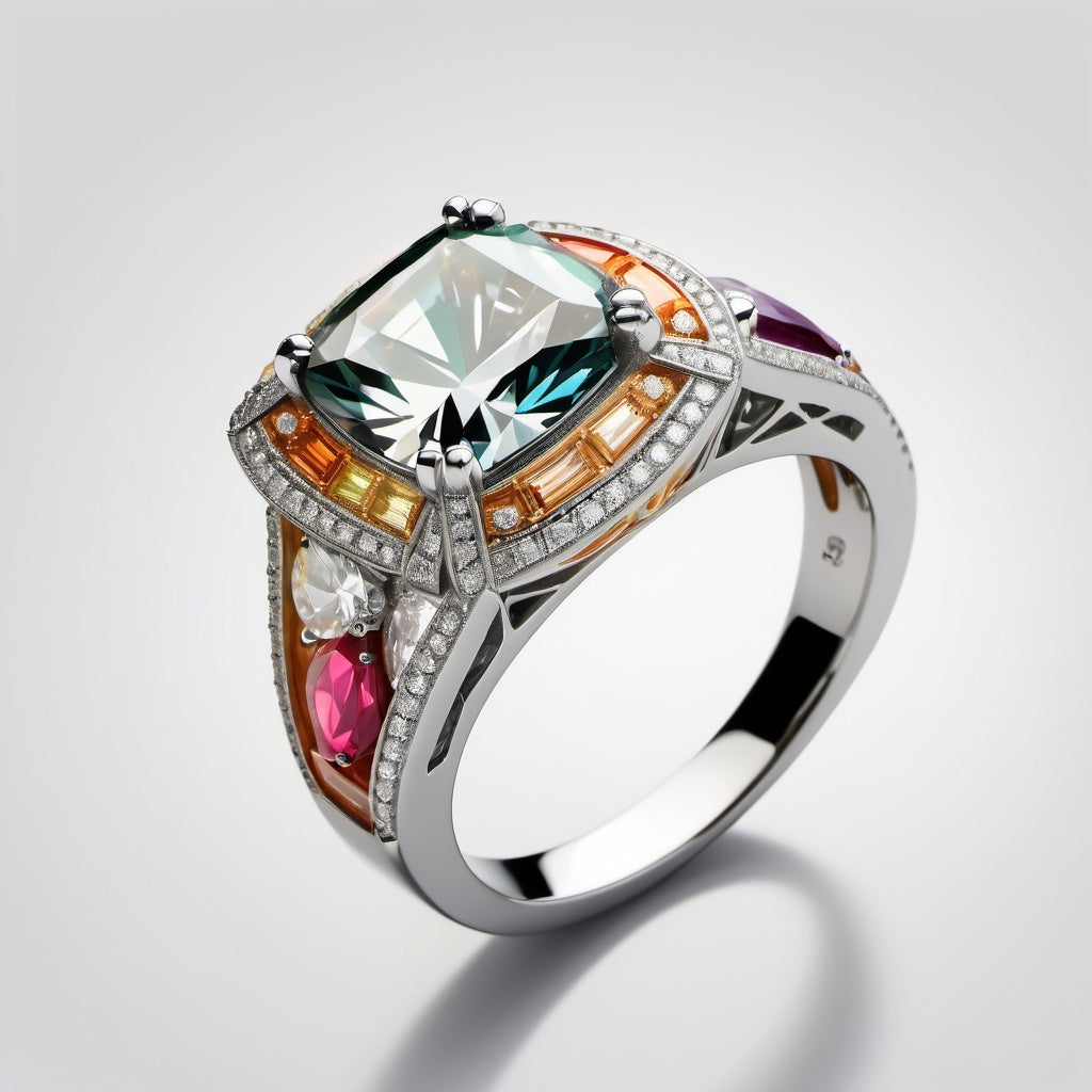 Special KVJ Design Diamond Ring