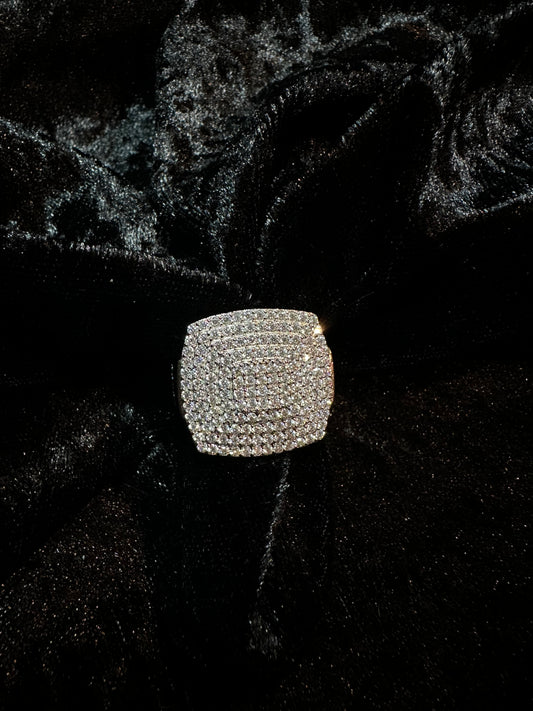 Special KVJ Design Silver Ring