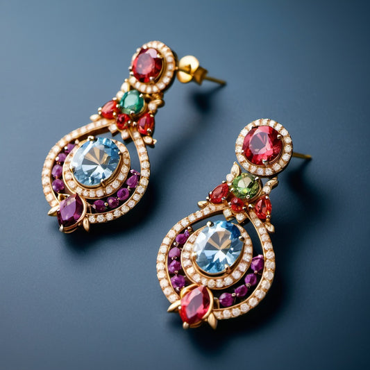 Special KVJ Design Sapphire Earrings