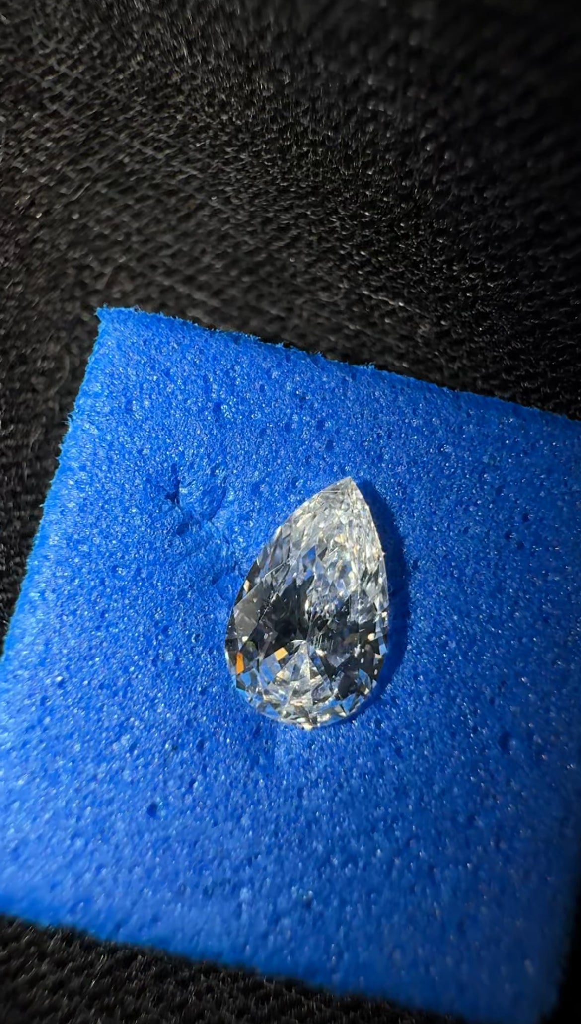 Pear shape Diamond CVD 0.33ct