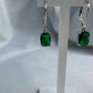 Silver Green CZ stones