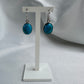 Silver Natural Turquoise Earrings