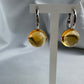 Silver Citrine Earrings