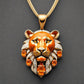 Special KVJ design Golden Painted Lioness Pendant