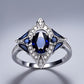 Special KVJ Design Sapphire Diamond Ring