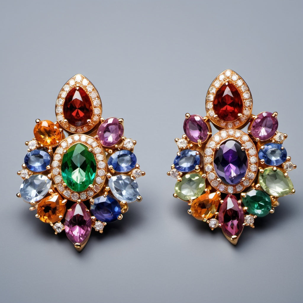 Special KVJ Design Sapphire Earrings