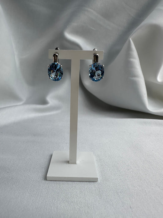 Silver MF Earrings