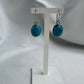 Silver Natural Turquoise Earrings