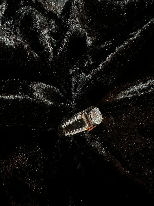 Silver KVJ Ring