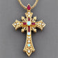 Special KVJ design Golden Cross Pendant