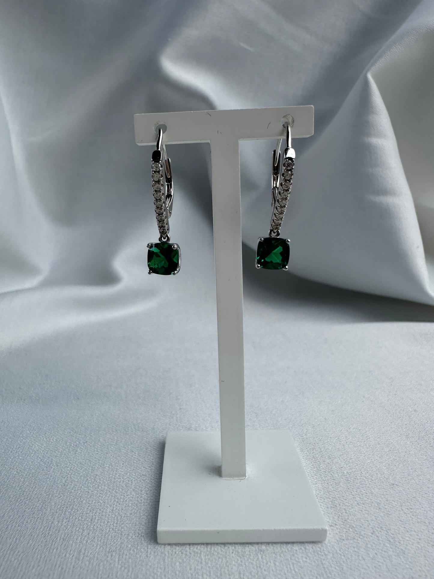 Hoop Earrings Green