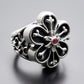 Special KVJ Design Silver Ruby Ring