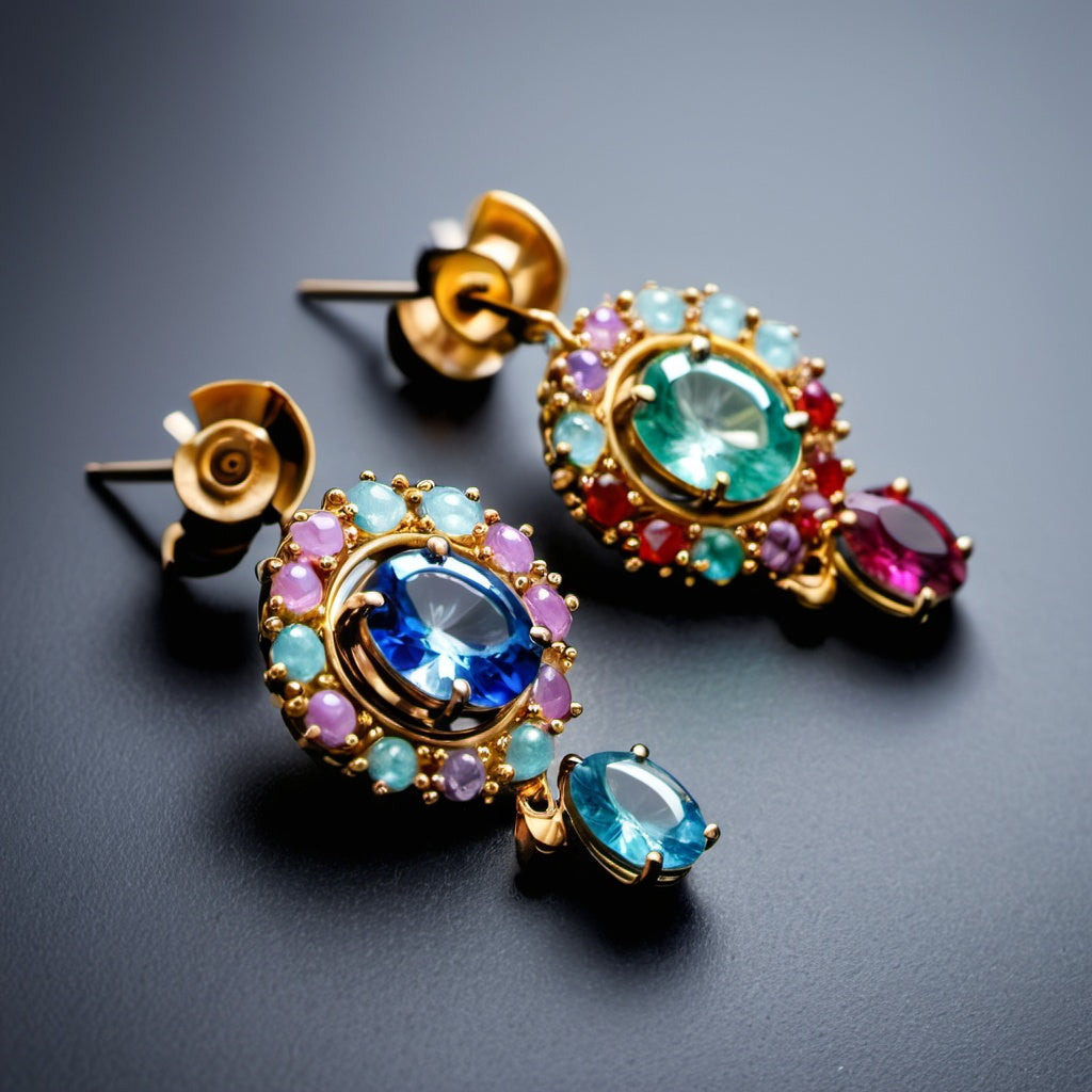 Special KVJ Design Sapphire Earrings