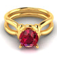 Ruby Engagement Ring