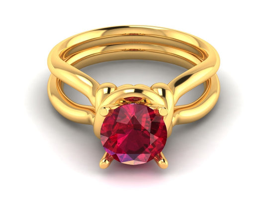 Ruby Engagement Ring