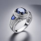 Special KVJ Design Sapphire Diamond Ring